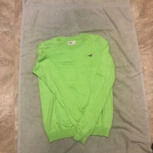Hollister Lime Crewneck Sweater